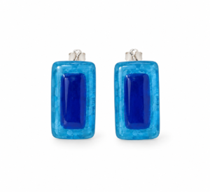 Glass earrings