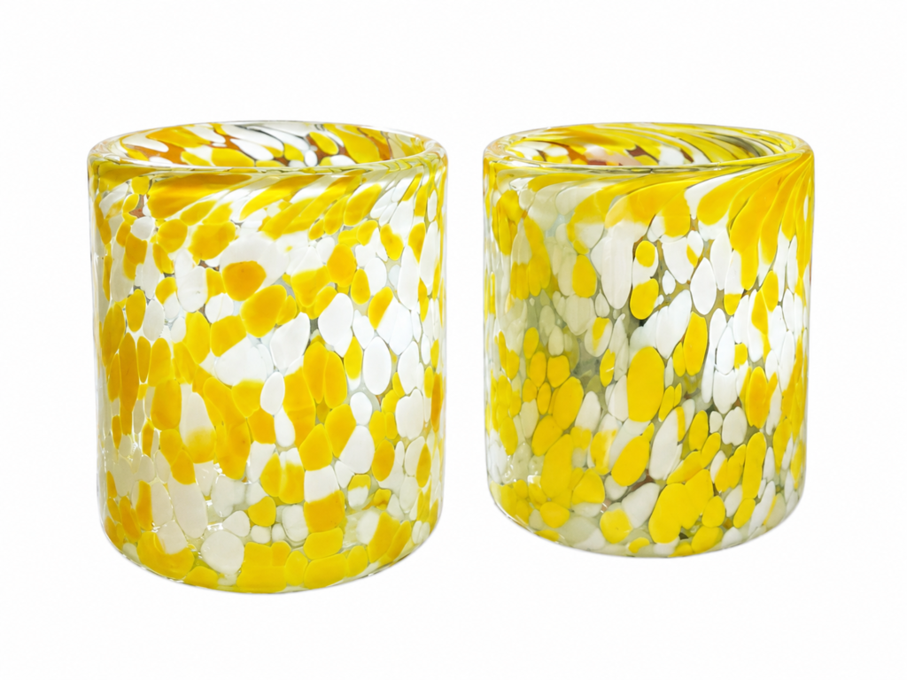 Blown glass tumblers